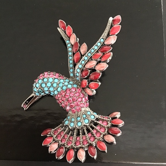 Joan Rivers Hummingbird Pin - Picture 1 of 8